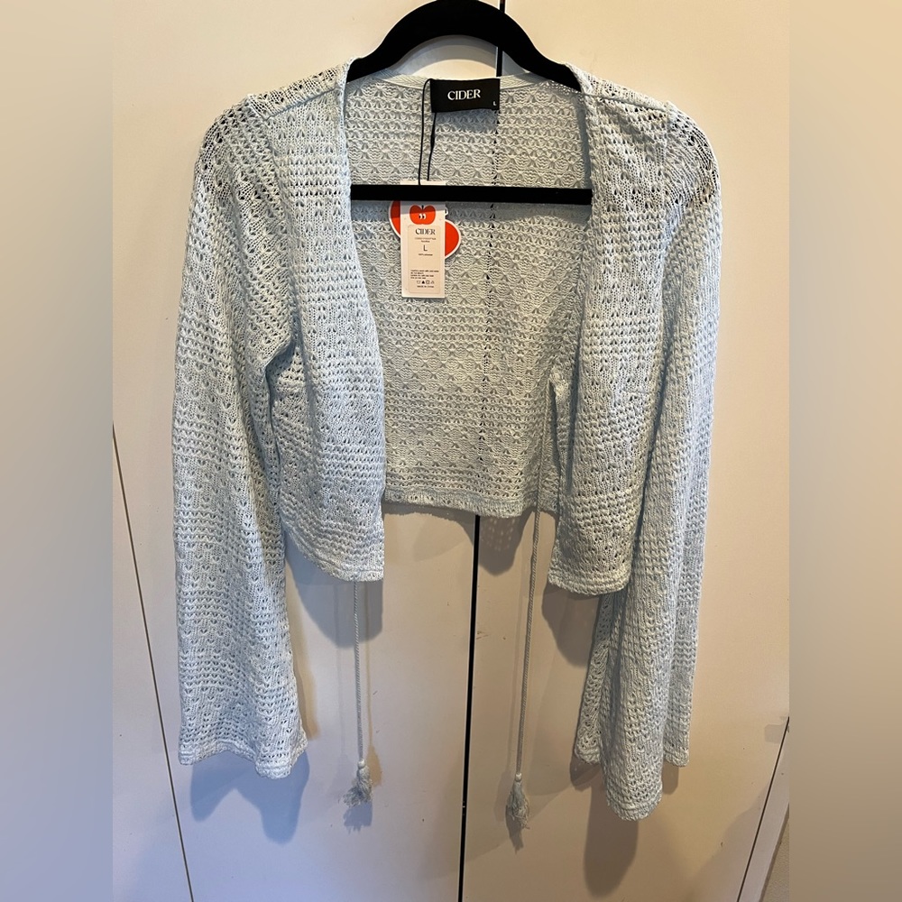 NWT crochet cardigan